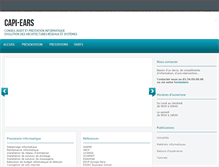Tablet Screenshot of capi-ears.com